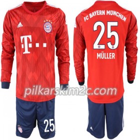 Koszulka Bayern Monachium Müller 25 Dziecięca Główna 2018-2019 - Koszulki Piłkarskie(L/S)